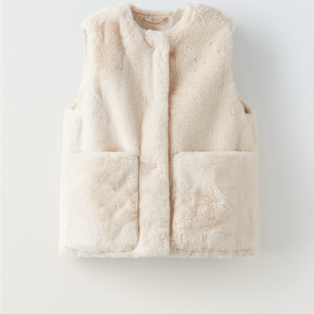 Zara Faux Fur Vest for Girls